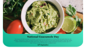 Creative National Guacamole Day Presentation Template 