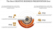 Infographic creative business presentation	