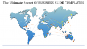 Creative Business Slide Templates With Map