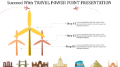 Wind Model Travel PowerPoint Presentation Template