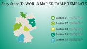 Amazing World Map Editable Template for Presentation