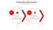 Our Predesigned Infographic Slide Template With Two Nodes