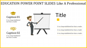 Effective Education PowerPoint Slides Template-Two Node