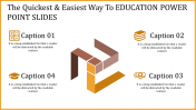 Innovative Education PowerPoint Slides Template-4 Node