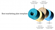 Amazing Best Marketing Plan Template With Four Nodes