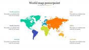 World Map Power Point Template 