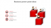 Our Predesigned Business PowerPoint Ideas In Red Color