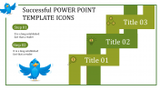 Simple PowerPoint Template Icons With Three Node