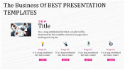 Attractive Best Presentation Templates With Four Node