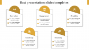 Best Presentation Slides Design Template-Five Node