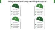 Best Presentation Slides Design Template-Green Color