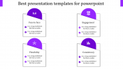 Get Best Presentation Slides Design Template-4 Node