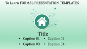 Affordable Formal Presentation Templates-Four Node