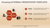 Incredible Formal Presentation Template Slide Design