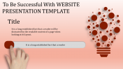 Customized Website Presentation Template-Bulb Model