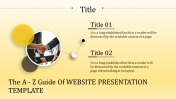 Attractive Website Presentation Template PPT Designs