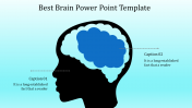 Simple Brain PowerPoint Template Presentation