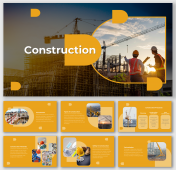 Construction PPT Presentation And Google Slides Template