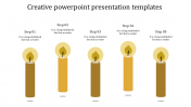 Creative PowerPoint Presentation Templates-Five Node
