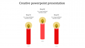 Creative PowerPoint Presentation Template-Candle Model