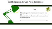 A Two Noded Education Power Point Templates Presentation