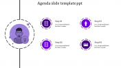 Simple PowerPoint Agenda Template For Business Presentation