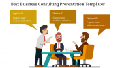 Three Man Business Consulting Presentation Template