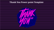 The Best Thank You PowerPoint Template Presentation