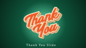 Customized Thank You Slide Template Presentation Design