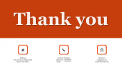 Innovative Thank You PowerPoint Template and Google Slides