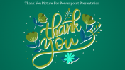 Thank You Picture For PowerPoint Presentation Templates