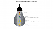 Creative achievement slide template powerpoint presentation