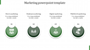Incredible Marketing PowerPoint Template With Four Nodes
