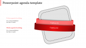 Amazing PowerPoint Agenda Template Designs-Two Node