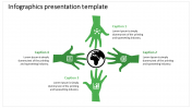 Best Infographic Presentation Template With Four Node