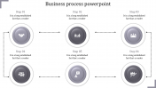 Amazing Business Process PowerPoint With Six Nodes