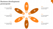 A six noded business development powerpoint