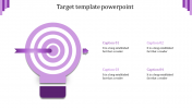 Pleasant Target Template PowerPoint Presentation Diagram