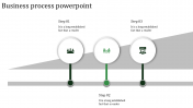 A three noded business process powerpoint