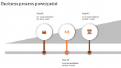 Engaging business process powerpoint - three Nodes