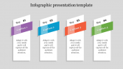 Editable Infographic Presentation Template With Four Nodes