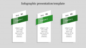 Effective Infographic Presentation Template In Green Color