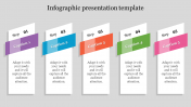 Attractive Infographic Presentation Template Slide
