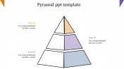 Our Predesigned Pyramid PPT Template With Three Node