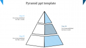 Awesome Pyramid PPT Template Slide Designs-Two Node