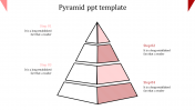 Our Predesigned Pyramid PPT Template Presentation Slide
