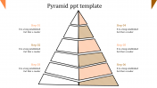 Impressive Pyramid PPT Template Slide Designs-Six Node