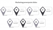 Use Marketing PowerPoint Slide With Grey Color Slide
