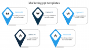 Five Stages Marketing PPT Templates & Google Slides Themes