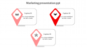 Affordable Marketing Presentation PPT With Red Color Slide
